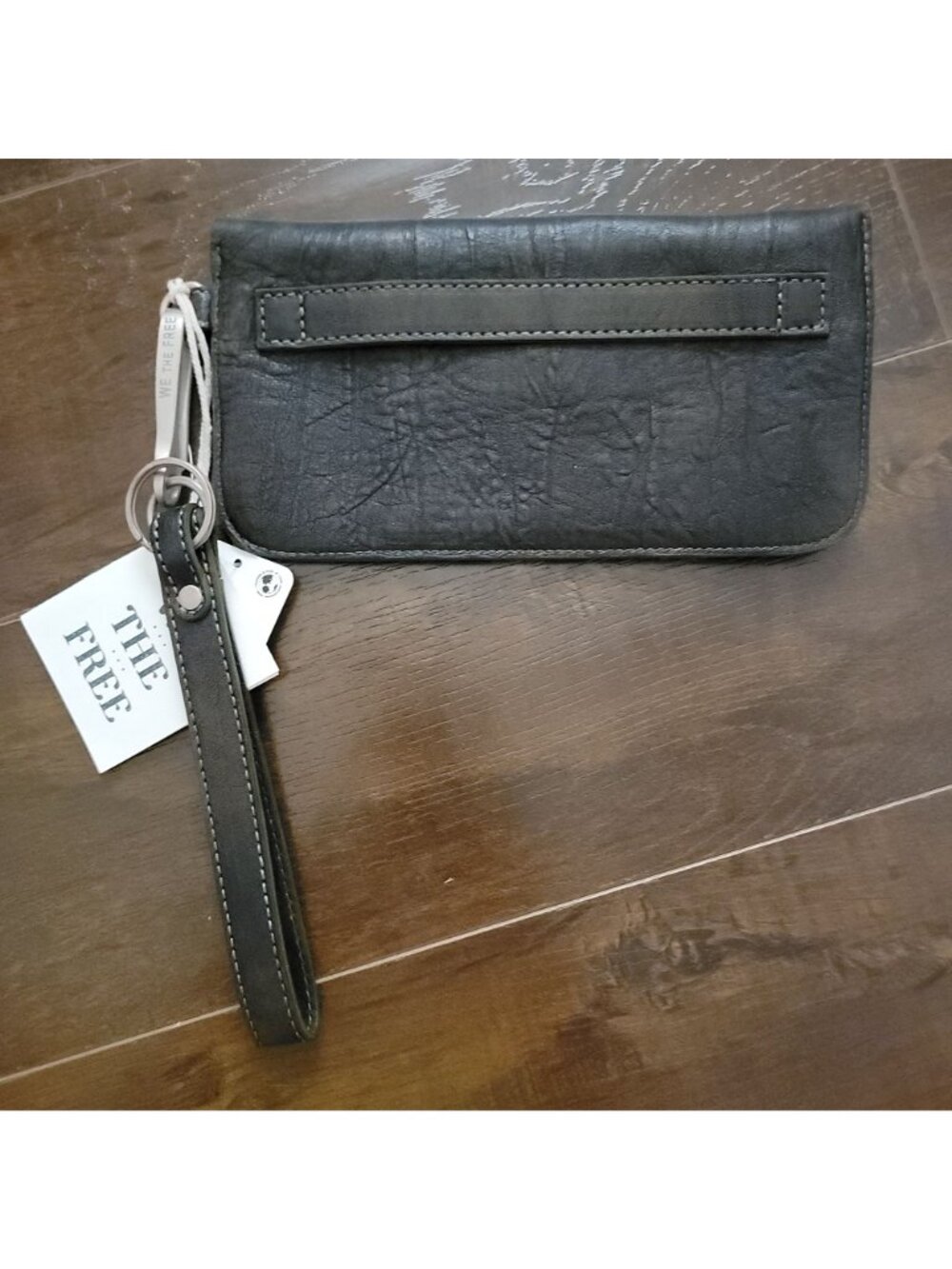 Free People Western Stud Wallet Womens Leather Country Western Rustic Boho Chic - Picture 5 of 9